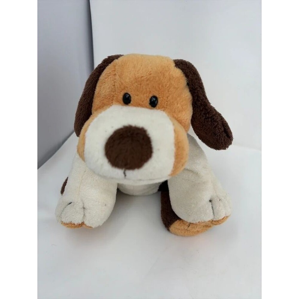 Ty Pluffies Whiffer Dog Puppy Plush Stuffed Animal Brown/White